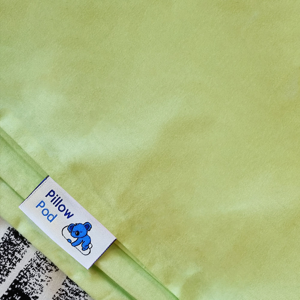 L-Shaped Cotton Pillow Pod Cases