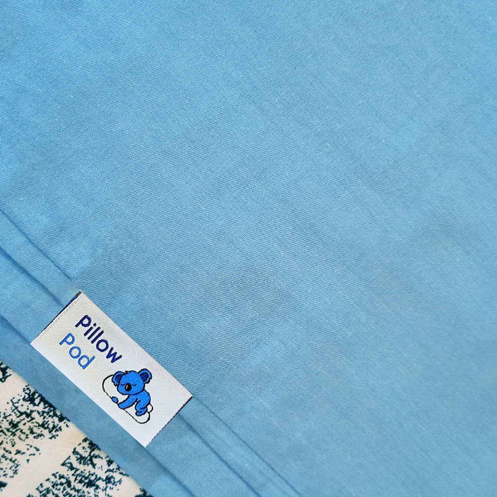 L-Shaped Cotton Pillow Pod Cases