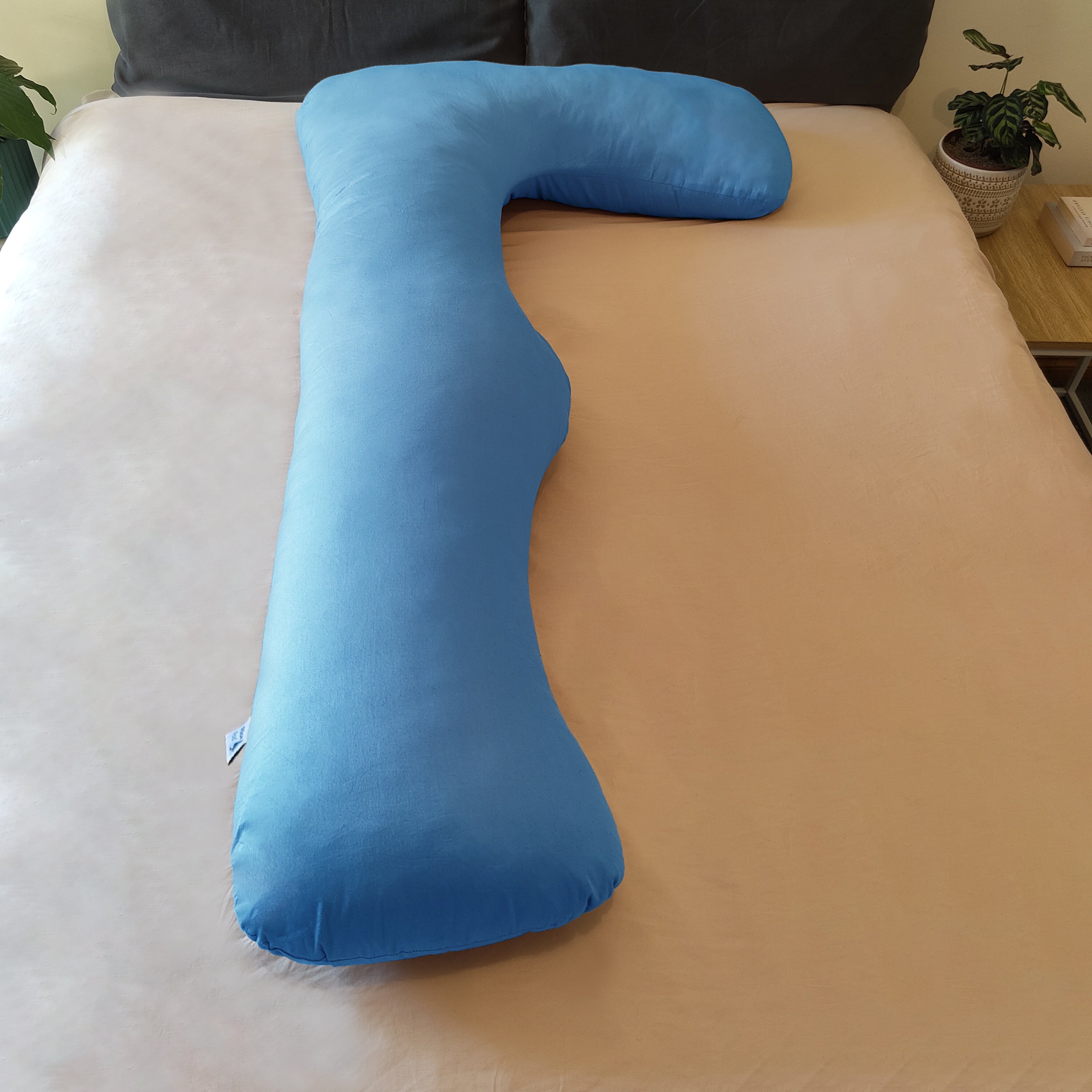 L-Shaped Cotton Pillow Pod Cases